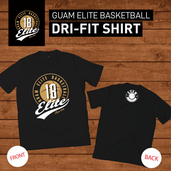 Guam Elite Basketball - Black Dri-Fit