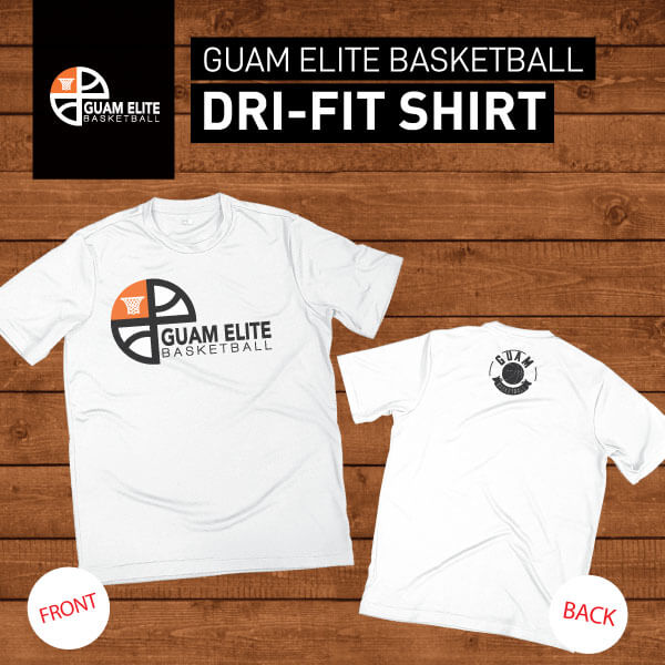 Guam Elite Basketball - White Dri-Fit